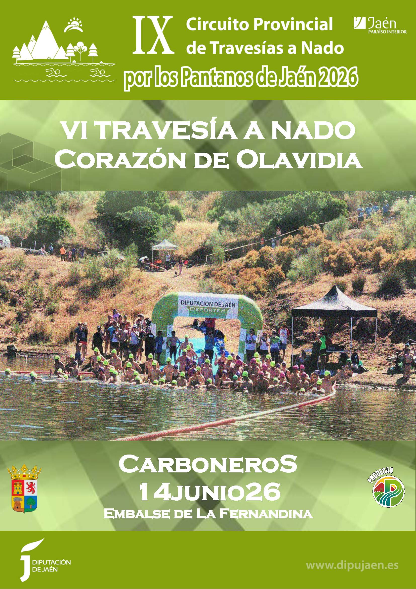 VI TRAVESÍA A NADO "CORAZON DE OLAVIDIA" - CARBONEROS